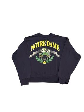 VTG 90s Lonely Ghost x Notre Dame Fighting Irish Sweatshirt XL ChampKnit